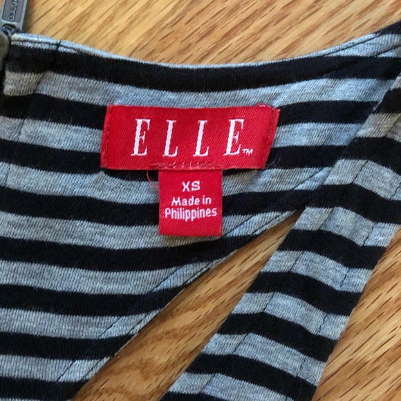 Elle Racerback Striped Ruffle Zipper Tank Dress - Picture 10 of 10